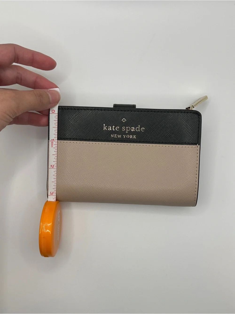 Kate Spade New York Two-Tone Black and Beige Wallet